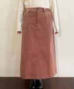 ストレッチコーデュロイ スカート